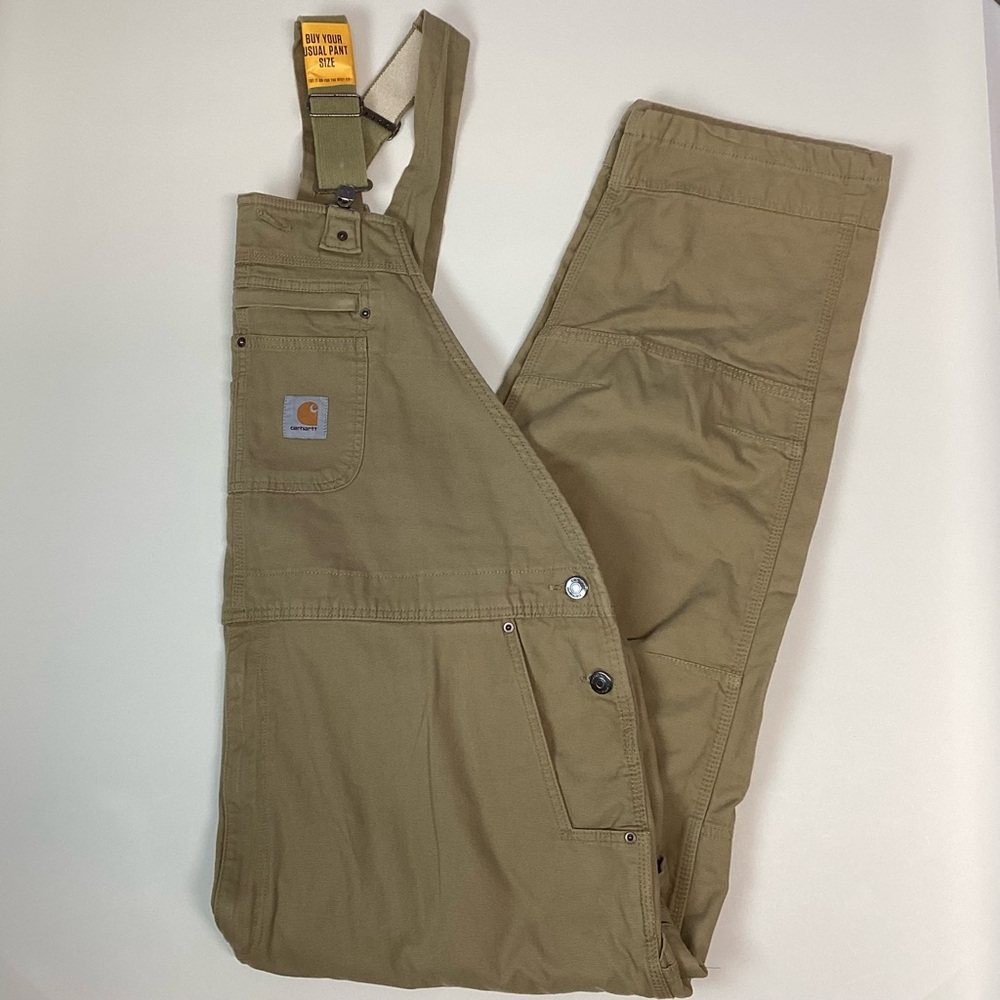 Carhartt Men’s Bibs Multiple Sizes Khaki NWT